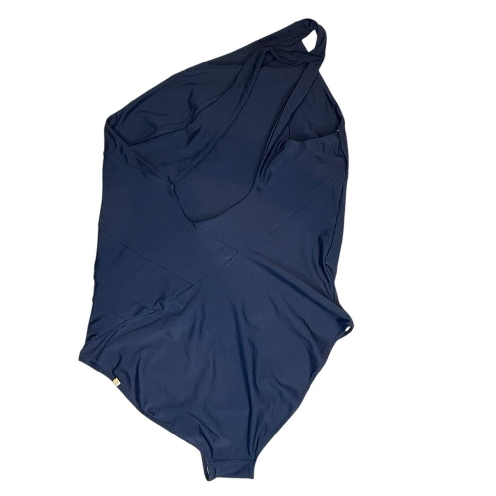Summersalt The Sidestroke One Piece Swimsuit Deep Sea Navy Blue 18 - Picture 4 of 7
